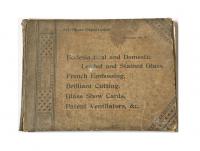ELYGM:1992.11Ecclesiastical and Domestic Leaded and Stained Glass, French Embossing, Brilliant Cutting, Glass Show Cards, Patent Ventilators, andc. © SGM
