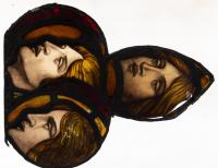 ELYGM:1982.16.25Trefoil panel depicting the faces of three angels © SGM